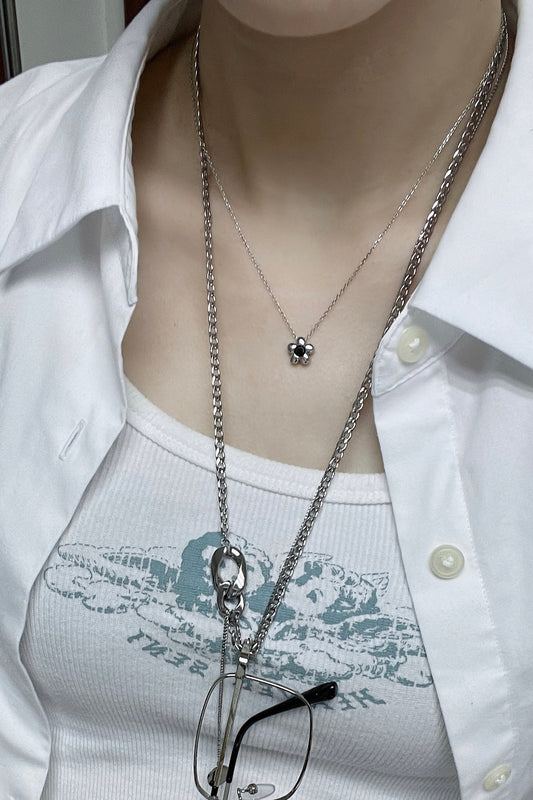 925 silver 簡約鎖骨鏈吊墜￼