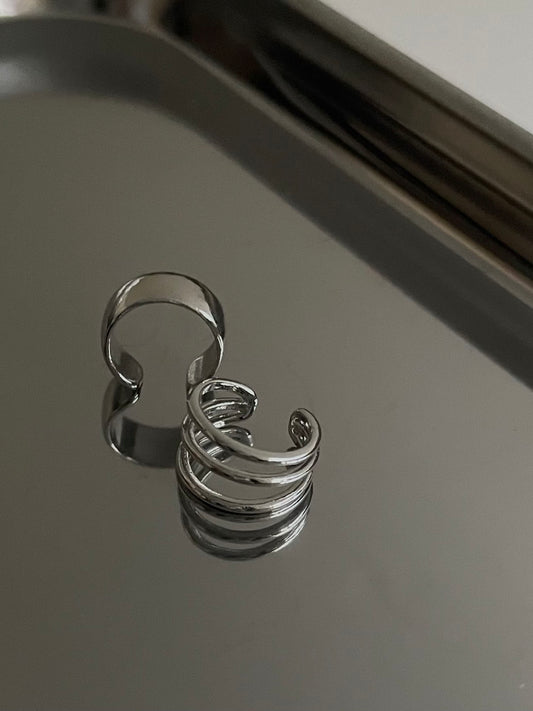 925 Silver 簡約耳骨夾(一套)