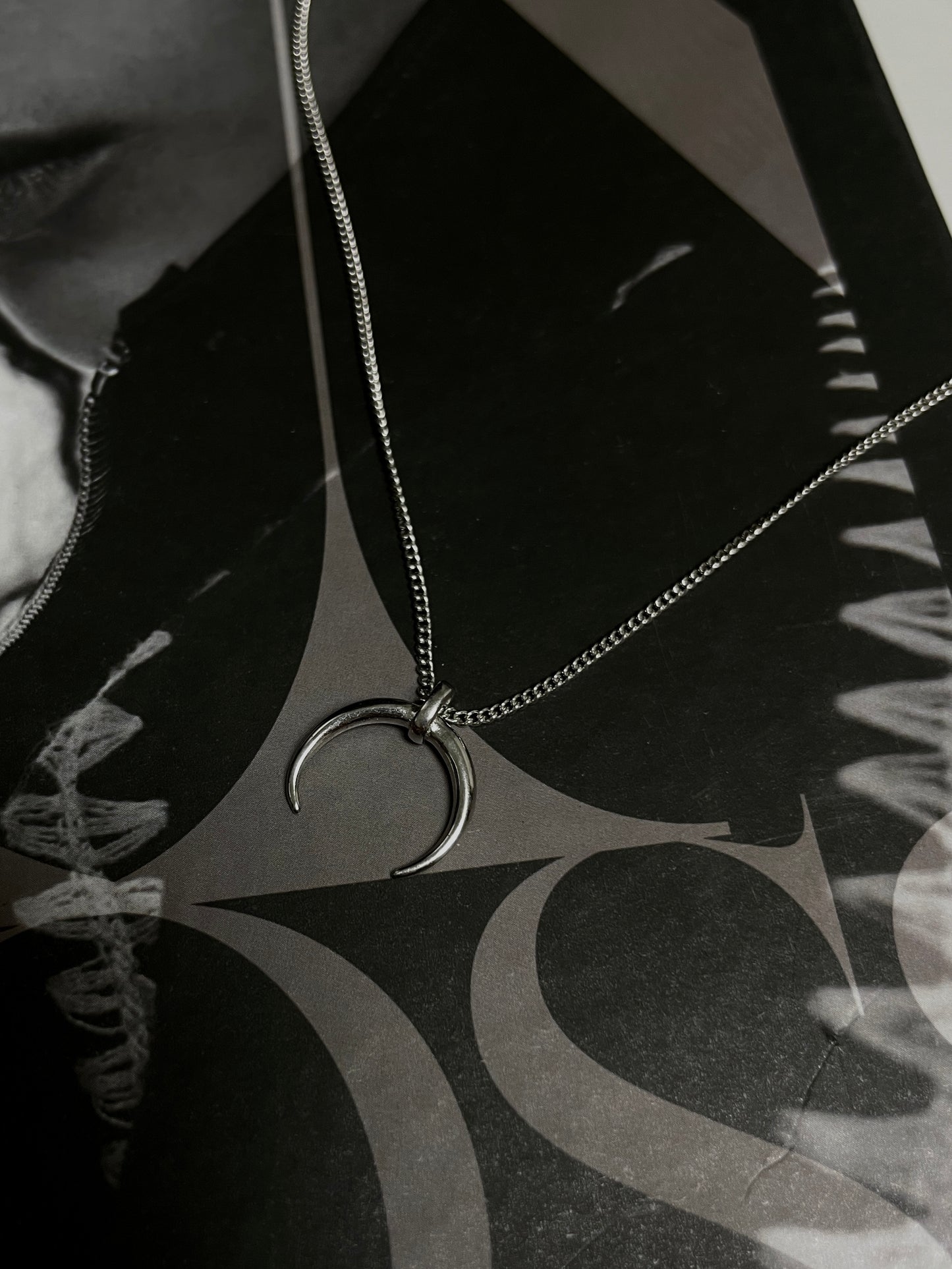 925 Silver 月牙頸鏈
