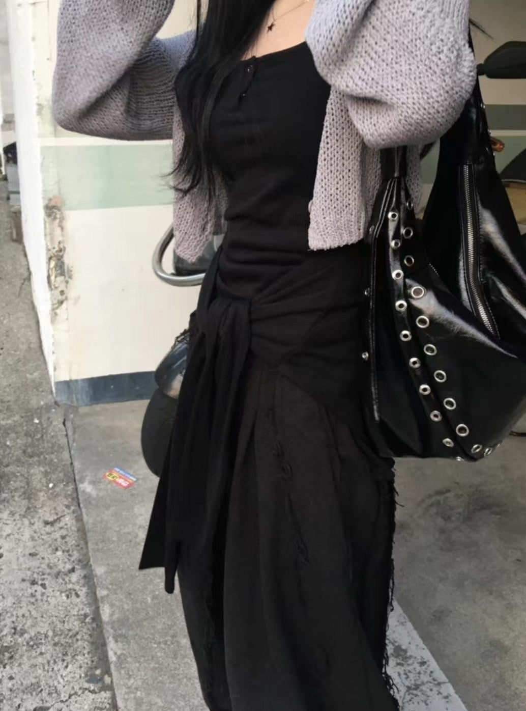 短款針織外套