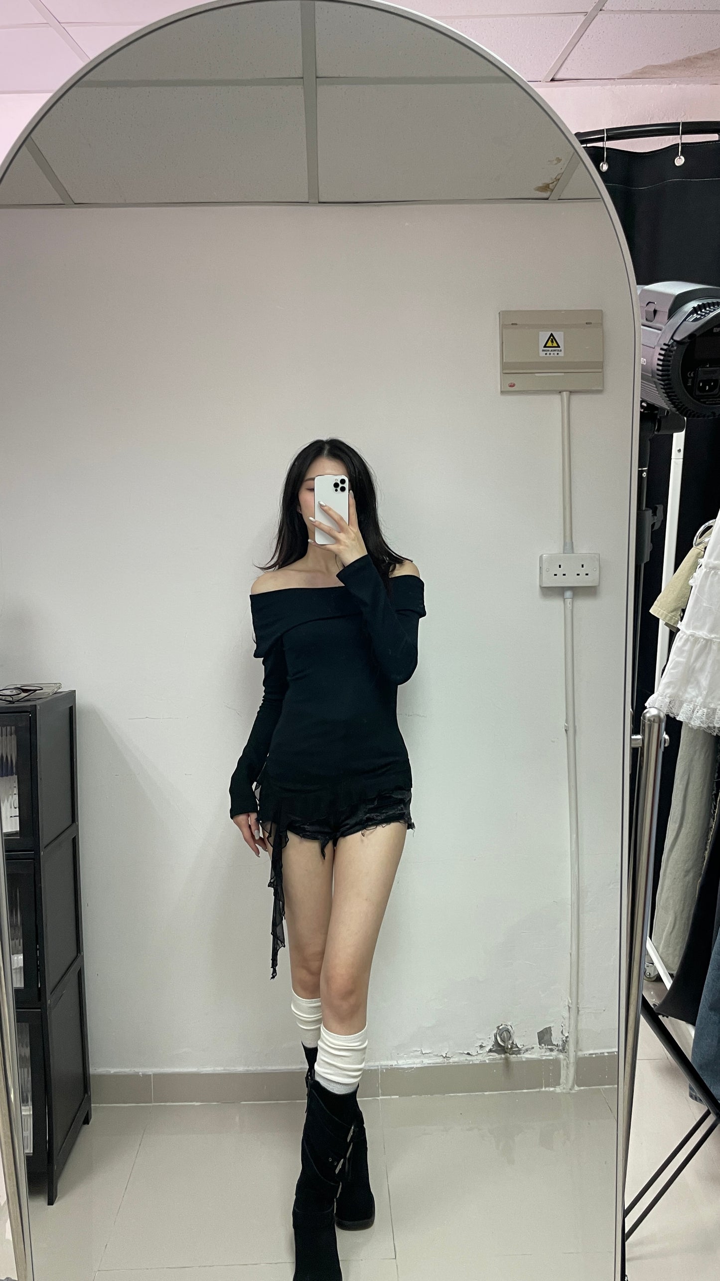 心形皮帶扣耳夾