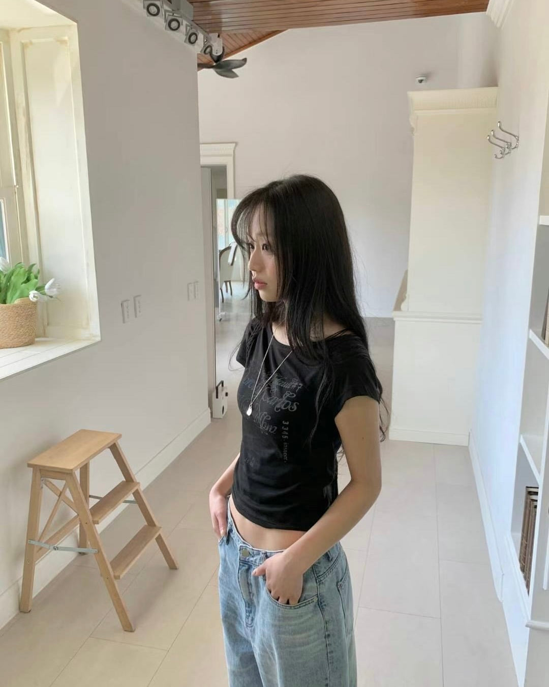 字母印花短袖