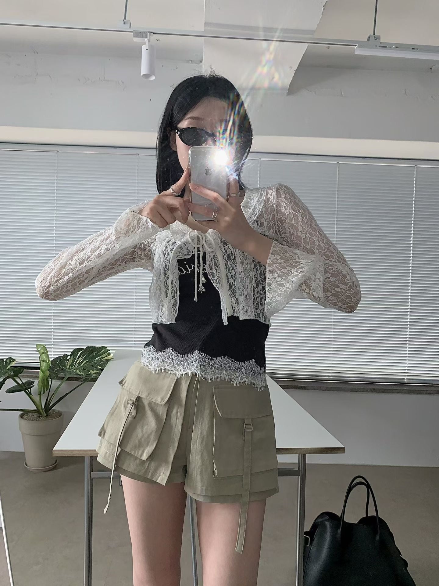 透膚蕾絲外套