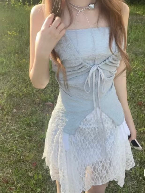 皺感紋理修身上衣