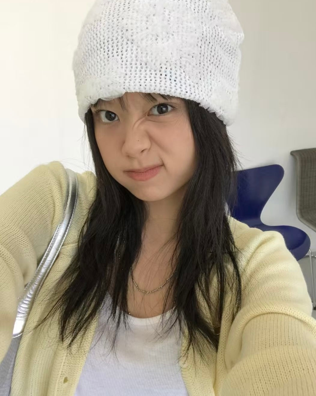 花朵鈎織帽