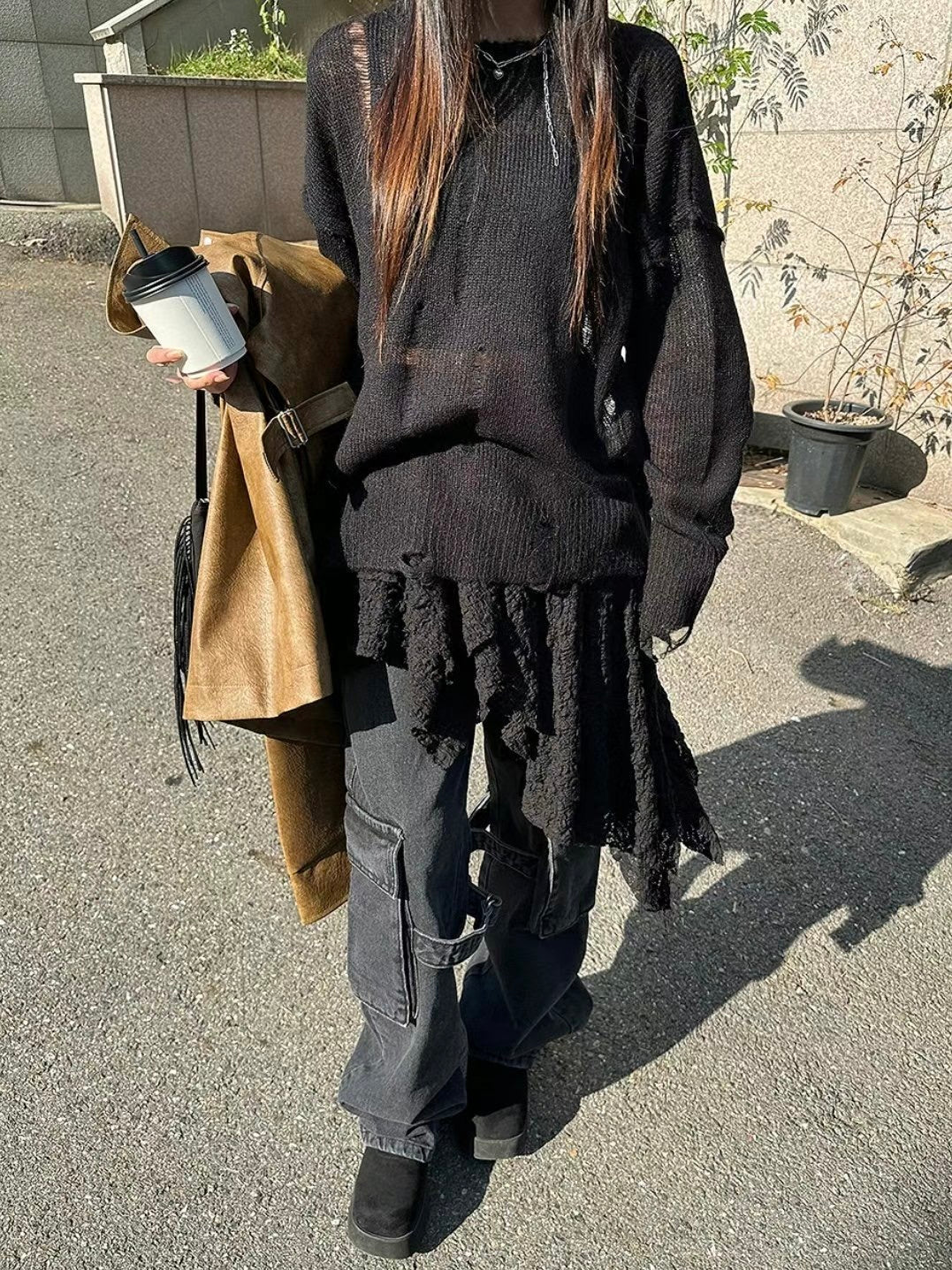 不規則層次半身裙
