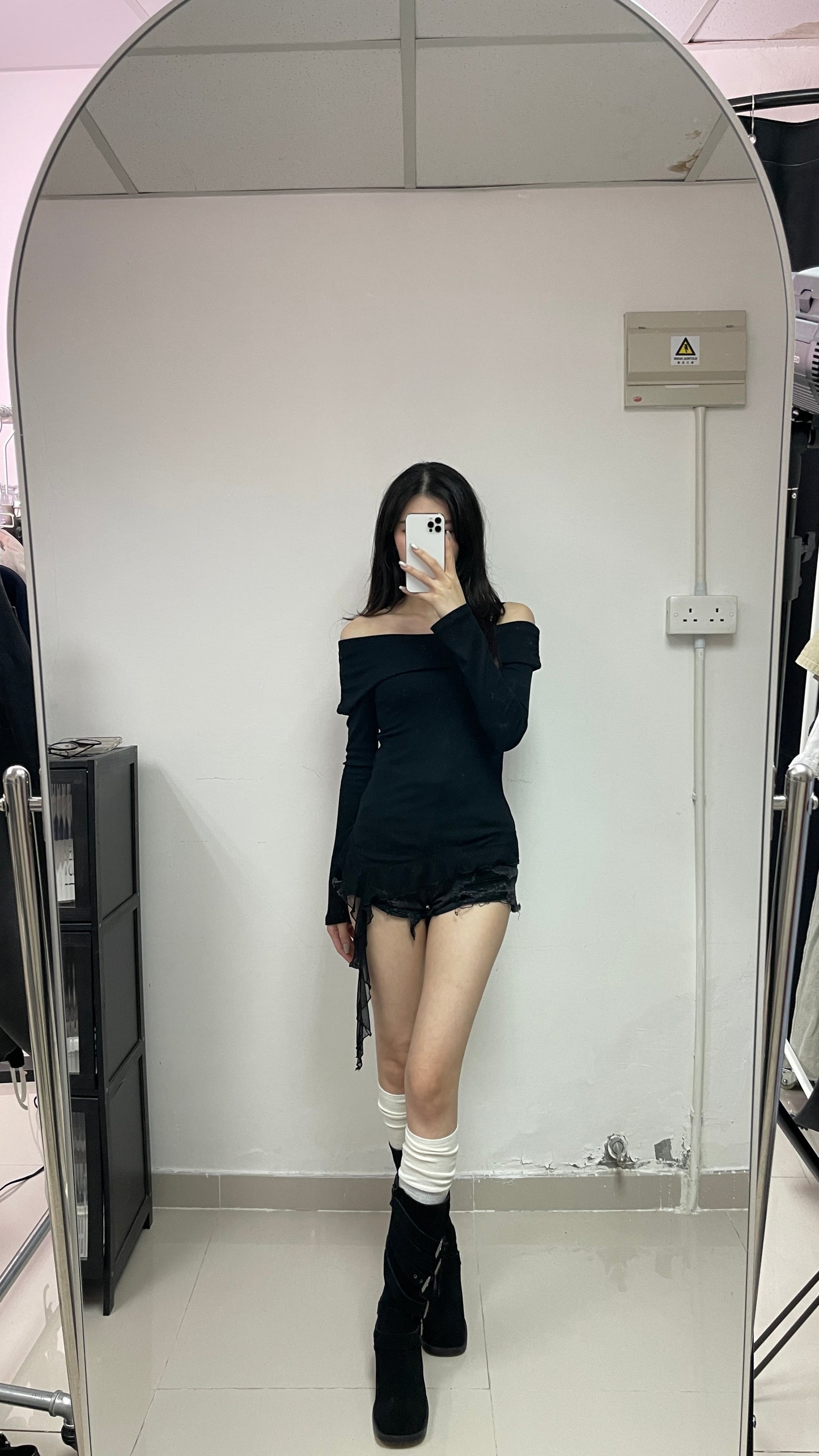 心形皮帶扣耳夾