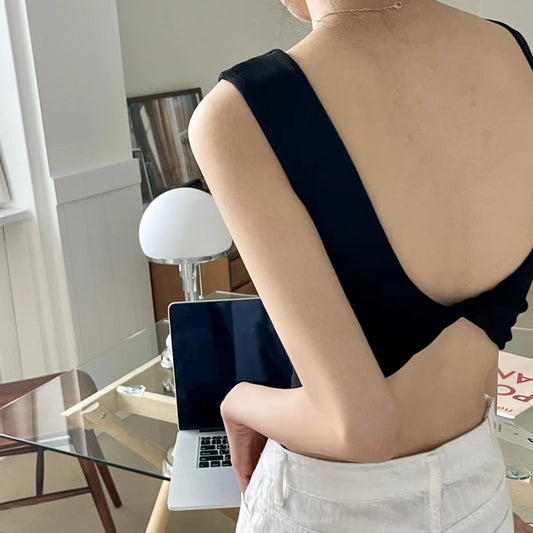 後背扭紋結Bra top